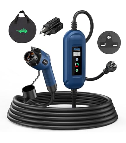 Amazon.co.jp: 家庭用 EV充電ケーブル 7.5m 指示灯16A 新型 100-240V全